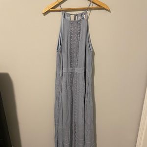 Slate blue lace halter dress from Altard State size Medium